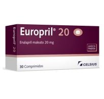 Europril 20 Mg 30 Comprimidos