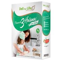 Mezcla Deli For Life 3 Harinas 800 G