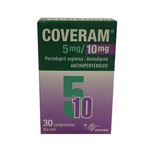 Coveram 10 Mg / 5 Mg 30 Comprimidos