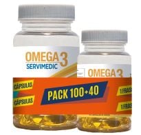 Omega-3 Servimedic 100 + 40 Cápsulas