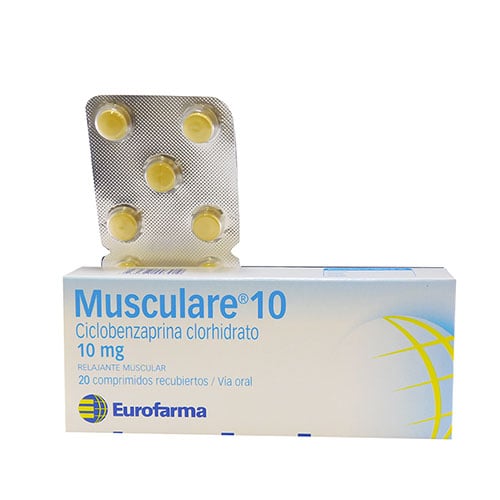 Musculare 10 Mg 20 Comprimidos