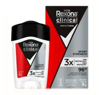ANTITRANSPIRANTE REXONA CLINICAL MEN SPORT STRENGH 48G