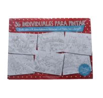 Individuales Para Pintar Blockpint