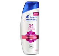 Shampoo Head & Shoulders 2en1 Suave Y Manejable 180 Ml