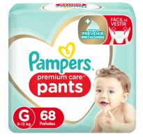 Pañales Pampers Pants Premium Care G 68 Unidades