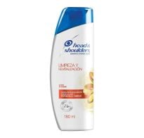 Shampoo Head & Shoulders Limpieza Y Revitalización Con Aceite De Argán 180 Ml