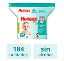 Toallitas Húmedas Huggies Cuidado 4 En 1 184 Unidades