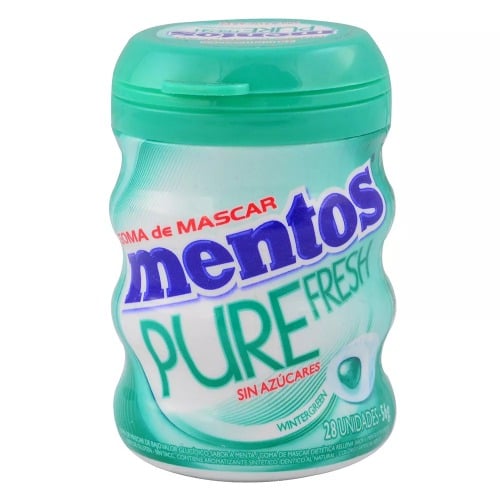 Chicle Mentos Green 28 Unidades