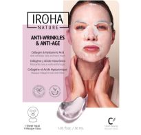 Mascarilla Facial Y Cuello Iroha Nature Colágeno 1 Unidad