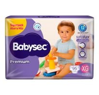 Pañales Babysec Premium Xg 96 Unidades