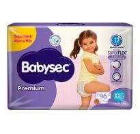 Pañales Babysec Premium Xxg 96 Unidades