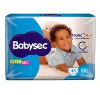 Pañales Babysec Ultra Sec Xxg 48 Unidades