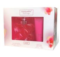 SET PERFUME CASAPUEBLO FEELING LOVE EDT+BL