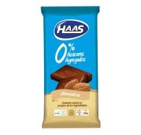 Tableta De Chocolate Con Almendras Haas 0% Azúcar 150 G