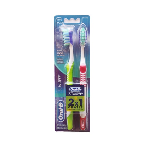 CEPILLO DE DIENTES ORAL B 3DW ADVANCE BRILLIANT 2X1