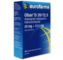 Olsar D 20 Mg 30 Comprimidos