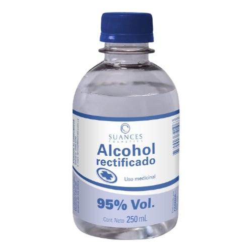 Alcohol Rectificado 95° Suances 250 Ml