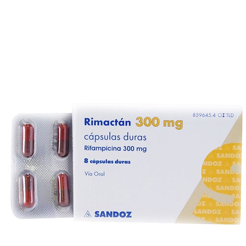 Rimactan 300 Mg 8 Cápsulas