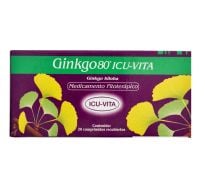 Ginkgo Biloba Icu Vita 80 Mg 20 Comprimidos