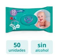 Toallitas Húmedas Evybaby Creamy 50 Unidades