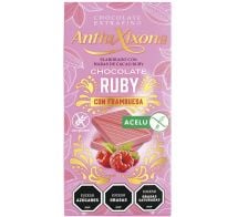 Chocolate Antiuxixona Ruby Con Frambuesa Sin Azúcar 100 G