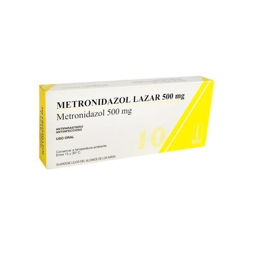 Metronidazol Lazar 10 Comprimidos