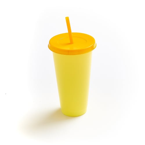 Vaso Farma Hogar Con Sorbito Amarillo