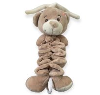 Peluche Akas Tiracuerda Perro Beige