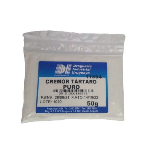 Cremor Tártaro Puro Diu 50 G