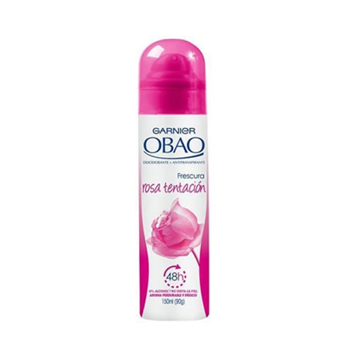 DESODORANTE OBAO AEROSOL ROSA TENTACION 150ML