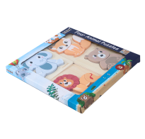 Set Akas 4 Puzzles En Madera De Varios Animales