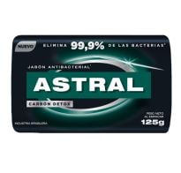 Jabón En Barra Astral Carbón Detox 125 G