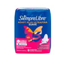 Toallitas Femeninas Siempre Libre Ultrafina Slinea 8 Unidades