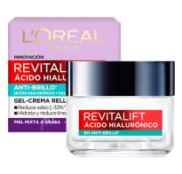 Gel Crema L'oréal Paris Dermo Expertise Revitalift Con ácido Hialurónico Antibrillo 50 Ml