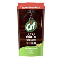 Lustramuebles Cif Ultra Brillo Antipolvo Cítrico 380 Ml