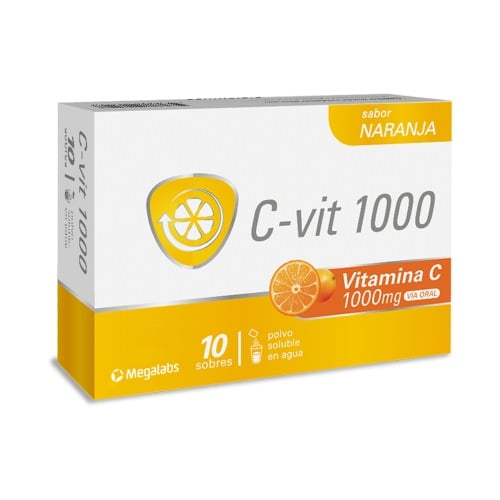 C VIT 1000 MG 10 SOBRES