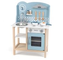 Cocina Infantil Polar B Celeste Con Accesorios