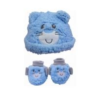 Set Gorro Y Escarpines Akas Peluche