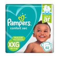 Pañales Pampers Confort Sec Xxg 52 Unidades