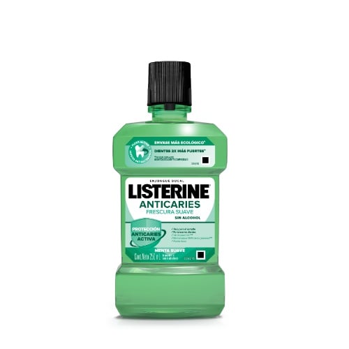 ENJUAGUE BUCAL LISTERINE ANTICARIES 250 ML