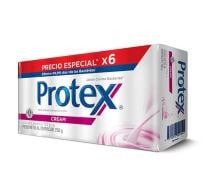 Jabón En Barra Protex Cream 125 G 6 Unidades