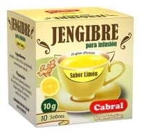 TE JENGIBRE CON LIMON CABRAL 10 SAQUITOS