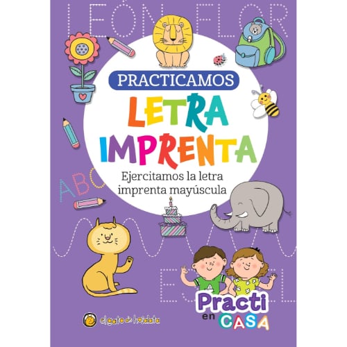 Libro Practicamos Letra Imprenta