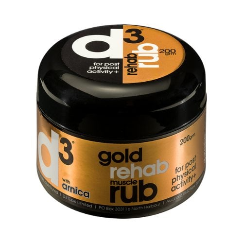 Crema Recuperacion Muscular D3 Gold Rehab Rub 200 Mg