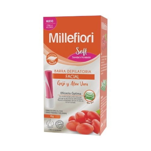 Barra Depilatoria Millefiori Facial Soft 43 G