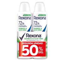 Desodorante En Aerosol Rexona Bamboo 150 Ml 2 Unidades