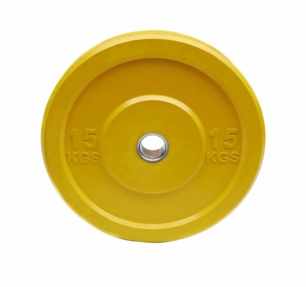 Disco Olímpico Bumper Plate 15 Kg