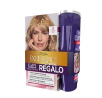 Tinta L'oréal Paris Excellence N°8 Rubio Claro + Shampoo Purple 200 Ml