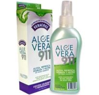 Loción Calmante Post Solar Aloe Vera 911 Para Emergencías 185 Ml