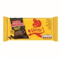 Tableta De Chocolate Jumbo Garoto Semi Amargo 80 G